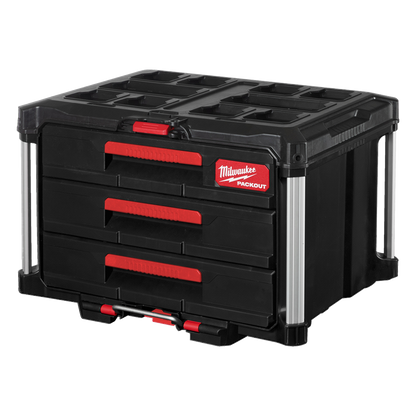 Cajonera PACKOUT de 3 cajones Milwaukee 4932472130 para herramientas