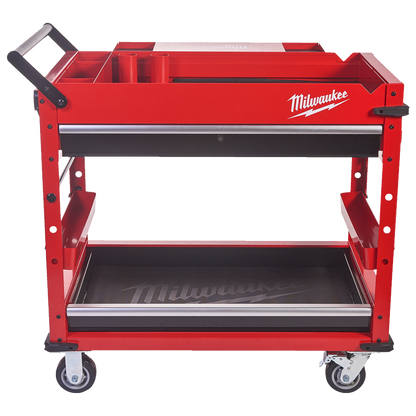 Carro de taller Milwaukee SWC40-1 con cajones de cierre suave y regleta magnetica.