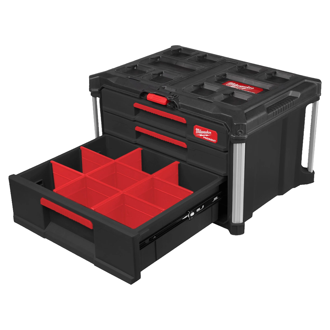 Cajonera PACKOUT Milwaukee 2+1 cajones ref 4932493190.