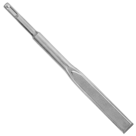 Pack de 10 cinceles planos Milwaukee SLEDGE™ SDS-Plus de 250x20mm con acabado en acero endurecido.