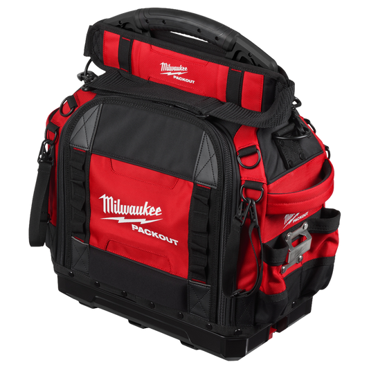 Bolsa portaherramientas cerrada Milwaukee PACKOUT de 38 cm con 65 bolsillos.