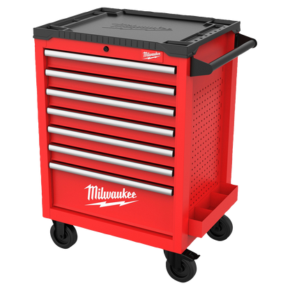 Carro de herramientas Milwaukee TOOLGUARD SRC27 7 1 de 7 cajones en rojo