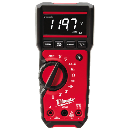 Multimetro digital TRMS Milwaukee 2217-40 para electricistas.