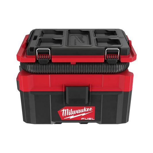 Aspirador húmedo/seco Milwaukee M18 FUEL PACKOUT integrado en sistema de almacenamiento