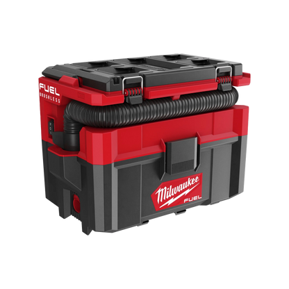 Aspirador húmedo/seco Milwaukee M18 FUEL PACKOUT integrado en sistema de almacenamiento