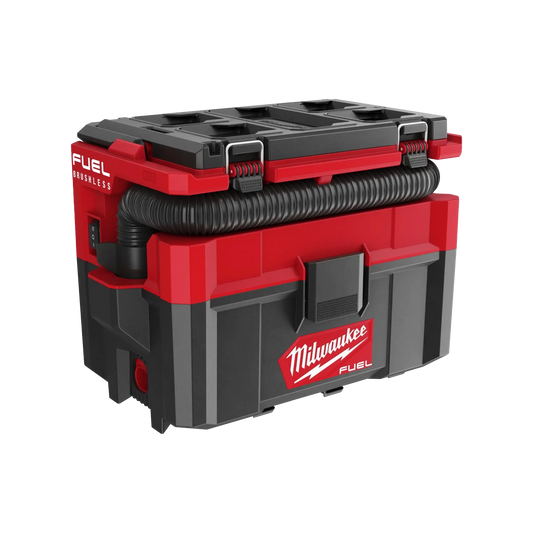 Aspirador húmedo/seco Milwaukee M18 FUEL PACKOUT integrado en sistema de almacenamiento