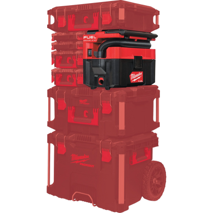 Aspirador húmedo/seco Milwaukee M18 FUEL PACKOUT integrado en sistema de almacenamiento