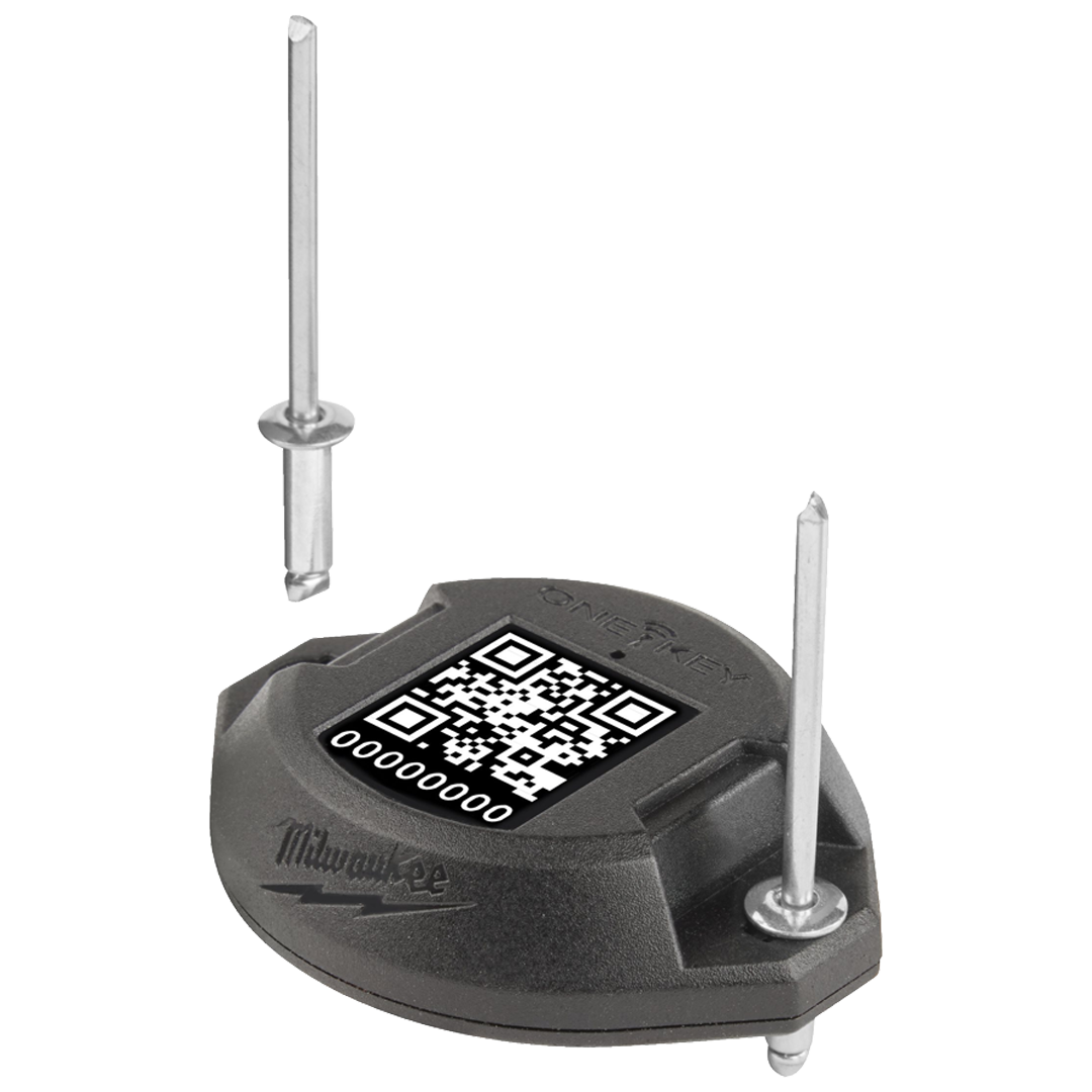 Pack de 10 emisores Bluetooth Milwaukee ONE-KEY BTT para control de inventario.