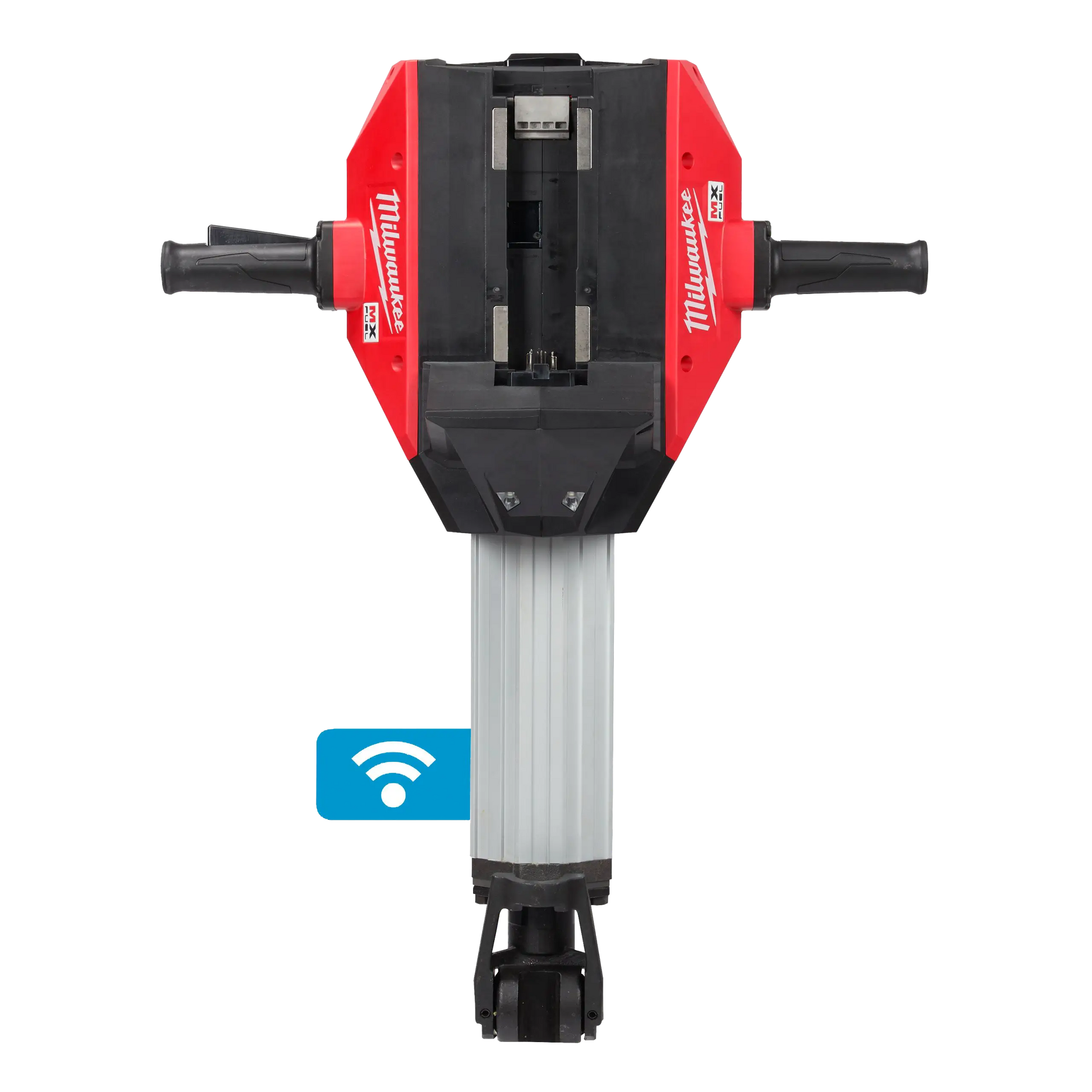 Martillo demoledor a batería Milwaukee MX FUEL K-Hex de 28 milímetros en hormigón