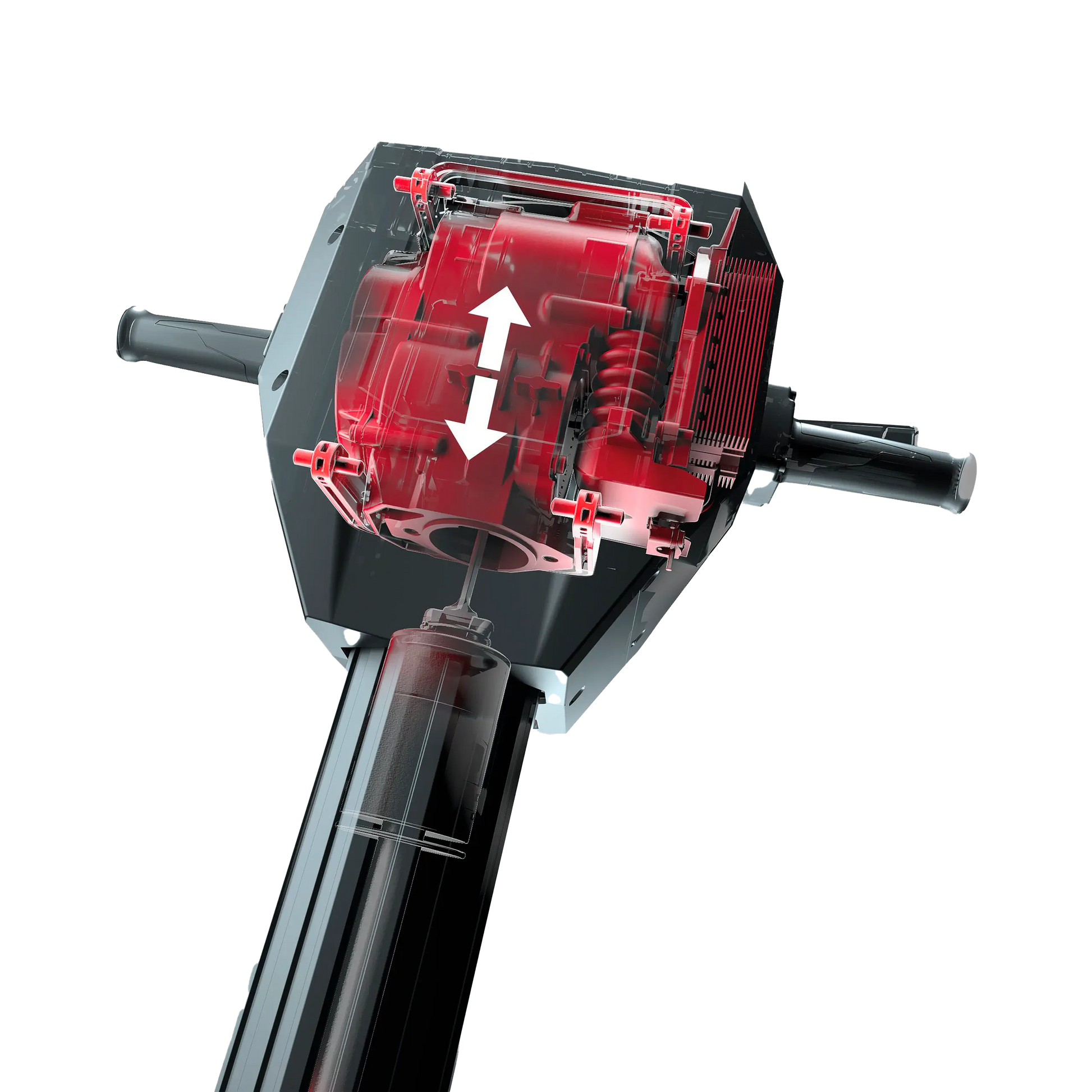 Martillo demoledor a batería Milwaukee MX FUEL K-Hex de 28 milímetros en hormigón