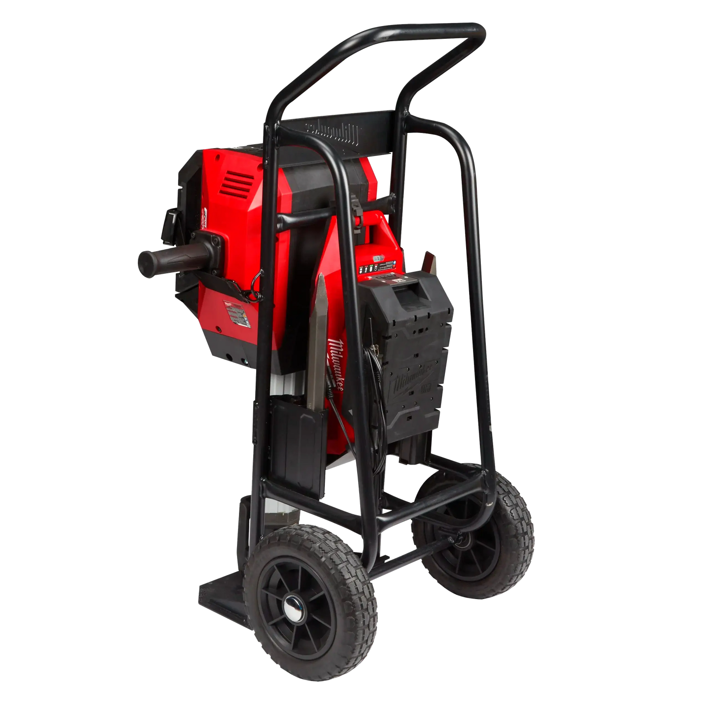 Martillo demoledor a batería Milwaukee MX FUEL K-Hex de 28 milímetros en hormigón