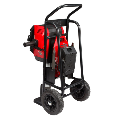Martillo demoledor a batería Milwaukee MX FUEL K-Hex de 28 milímetros en hormigón