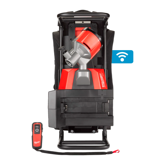 Vibrador de hormigón de mochila Milwaukee MX FUEL con sistema modular