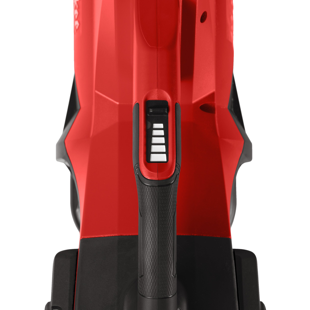 Alojamiento para doble bateria 18V en el soplador profesional Milwaukee