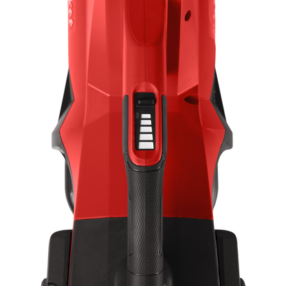 Alojamiento para doble bateria 18V en el soplador profesional Milwaukee