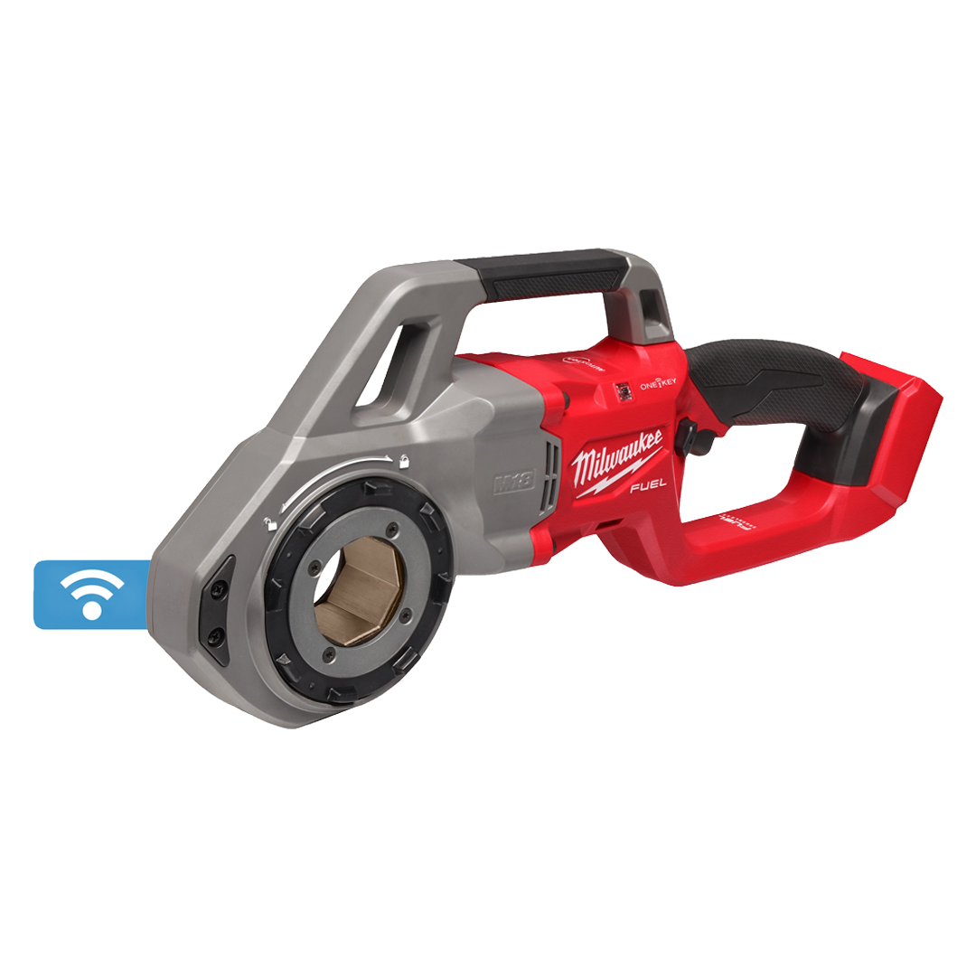 Roscadora compacta Milwaukee M18 FUEL ONE-KEY FORCE LOGIC de 1 1-4 pulgadas.
