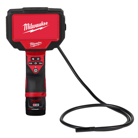 Cámara de inspección digital Milwaukee M12 con pantalla LCD de 4,3 pulgadas
