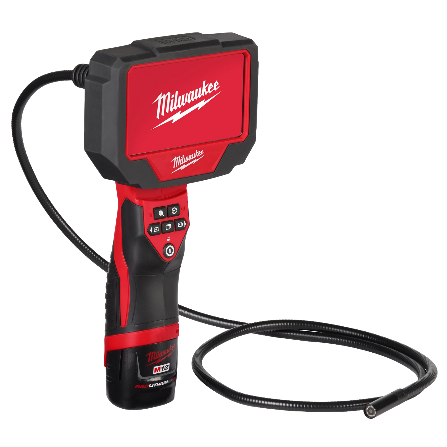 Cámara de inspección digital Milwaukee M12 con pantalla LCD de 4,3 pulgadas
