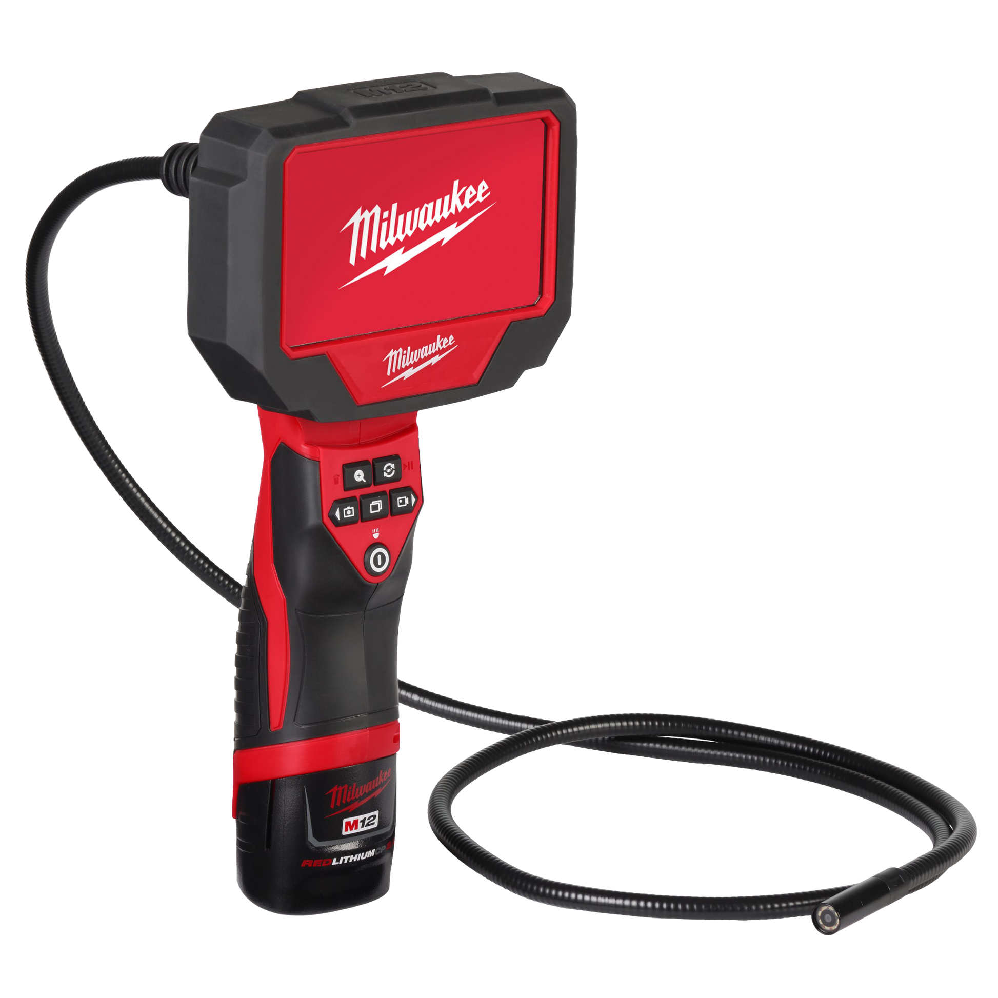 Cámara de inspección digital Milwaukee M12 con pantalla LCD de 4,3 pulgadas