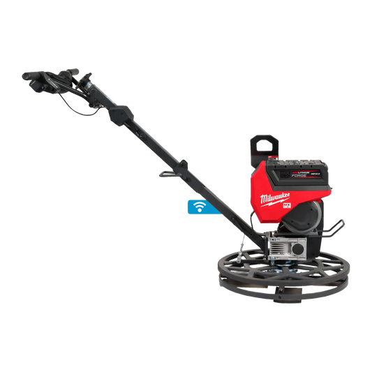 Fratasadora de hormigón a batería Milwaukee MX FUEL con kit de baterías HD812
