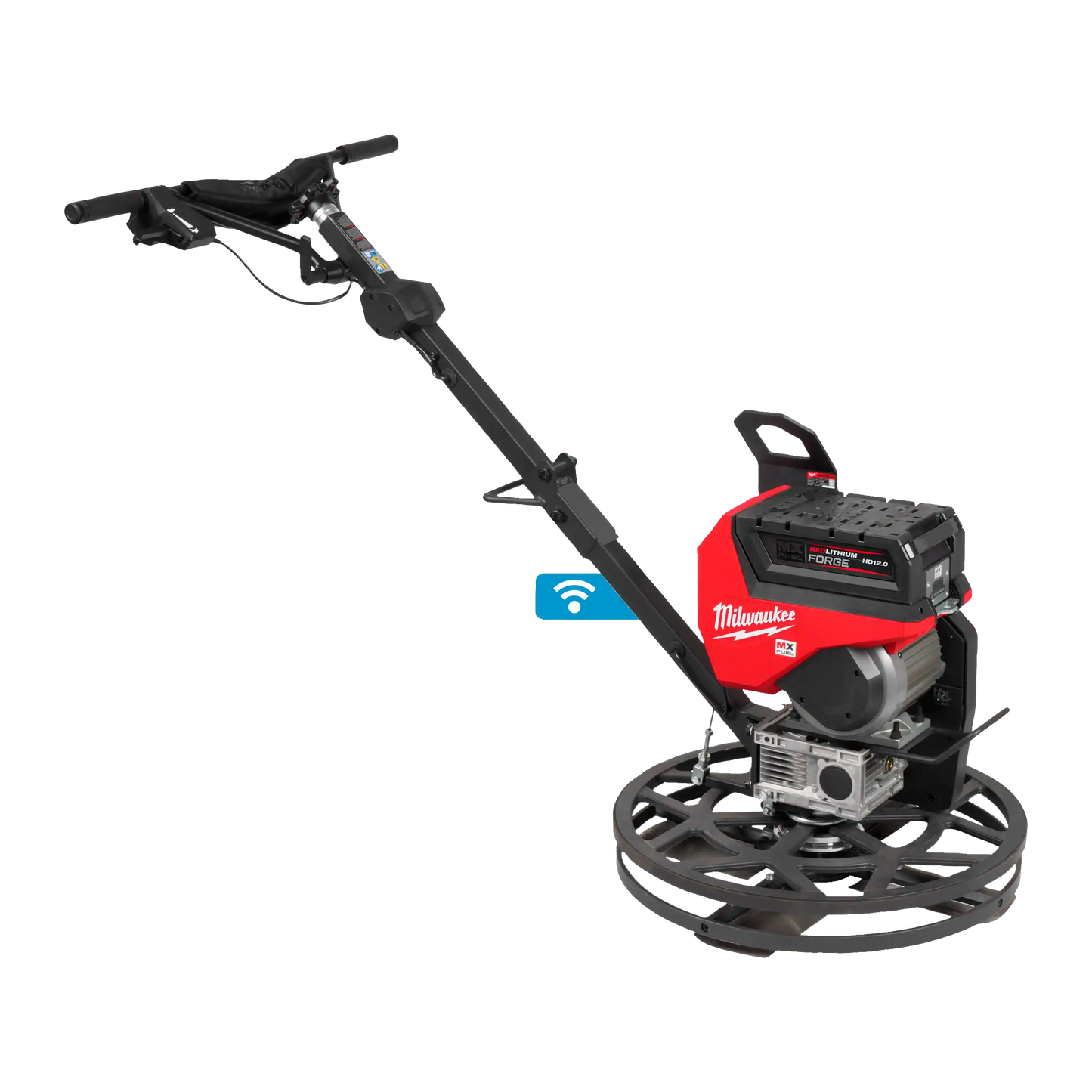 Fratasadora de hormigón a batería Milwaukee MX FUEL con kit de baterías HD812