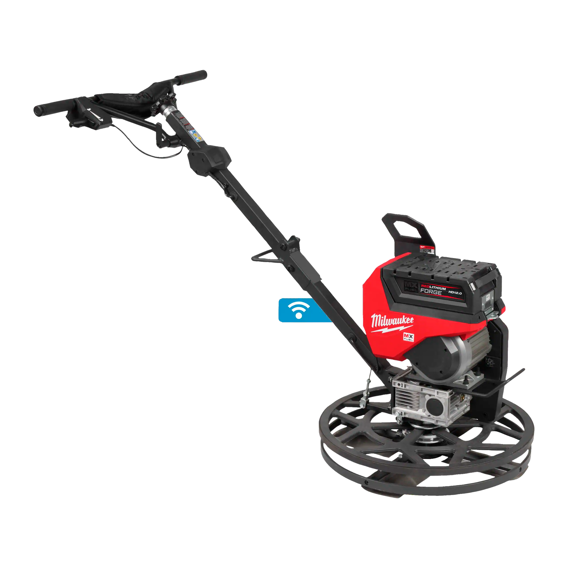 Fratasadora de hormigón a batería Milwaukee MX FUEL con kit de baterías HD812