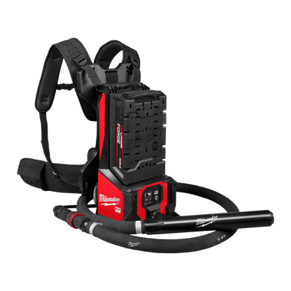 Vibrador de hormigón de mochila Milwaukee MX FUEL con baterías XC608