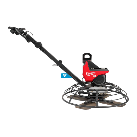 Fratasadora de hormigón Milwaukee MX FUEL de 914mm con sistema de seguridad AUTOSTOP