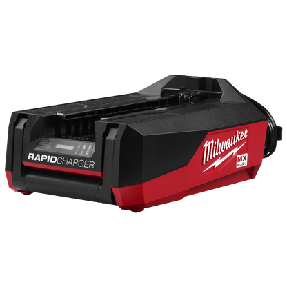 Cargador rapido Milwaukee MX FUEL MXF FC de 8A para baterias de litio.