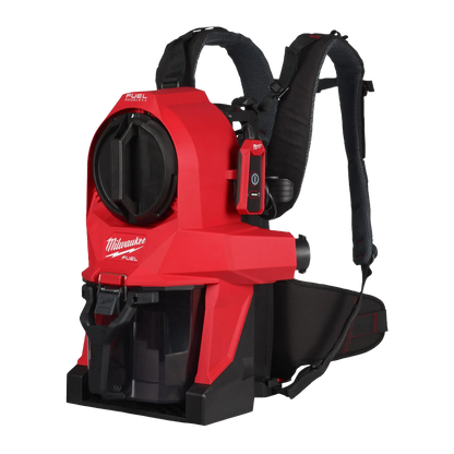 Aspirador de mochila inalámbrico Milwaukee M18 FUEL clase L con arnés ergonómico