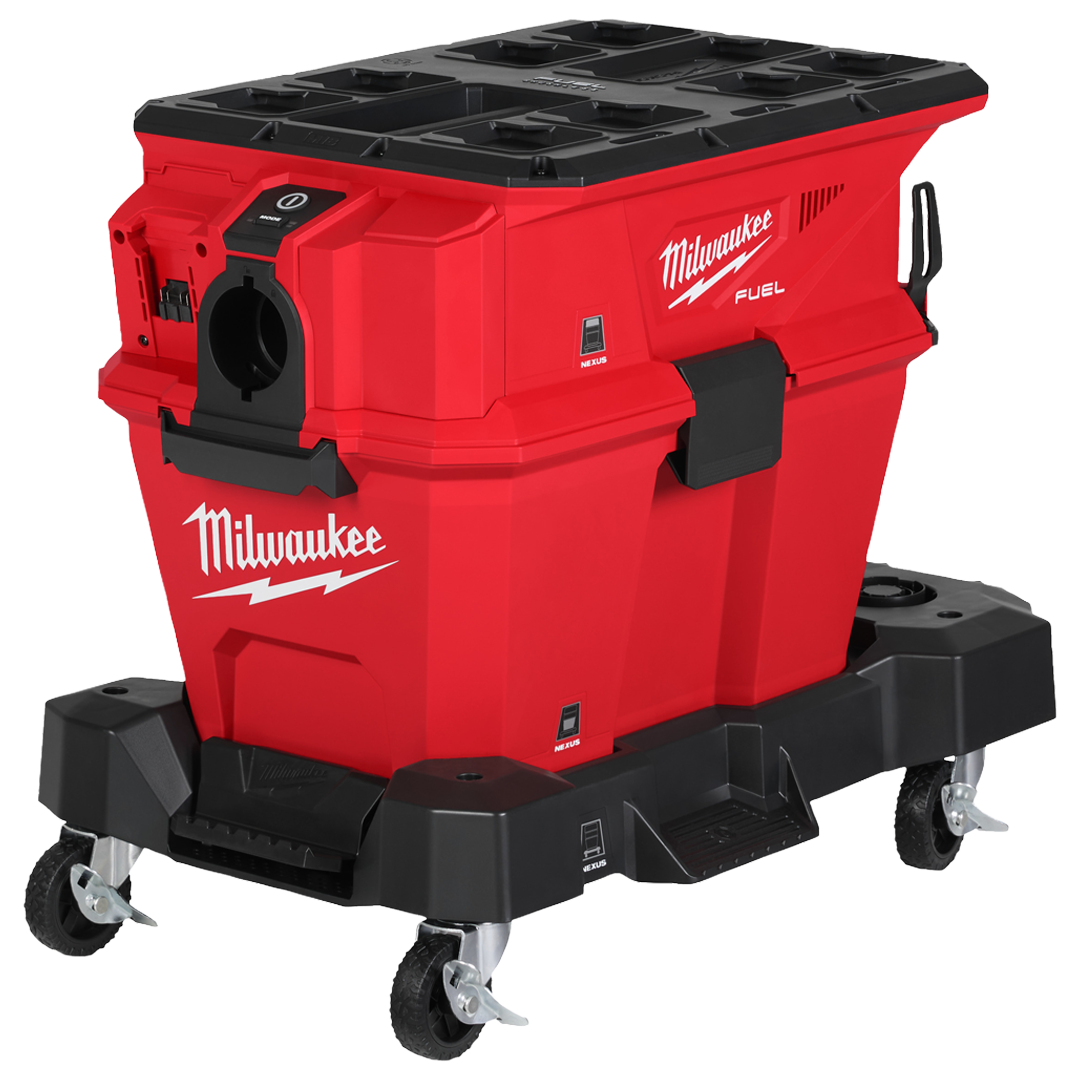Filtro HEPA H13 y manguera antiestatica de aspirador humedo y seco Milwaukee M18.