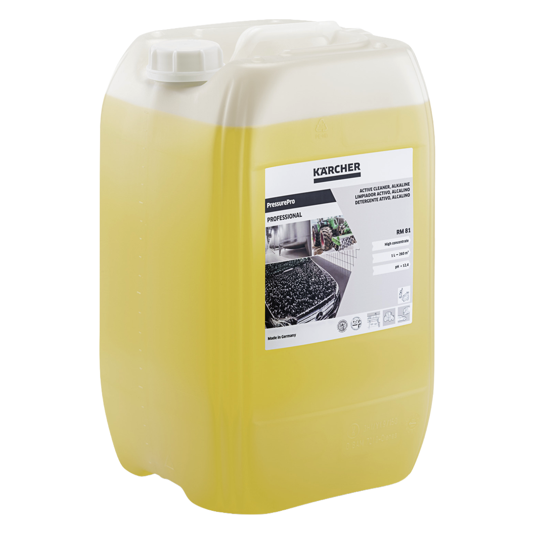 Bidon de 20 litros de limpiador desengrasante industrial Karcher RM 81.