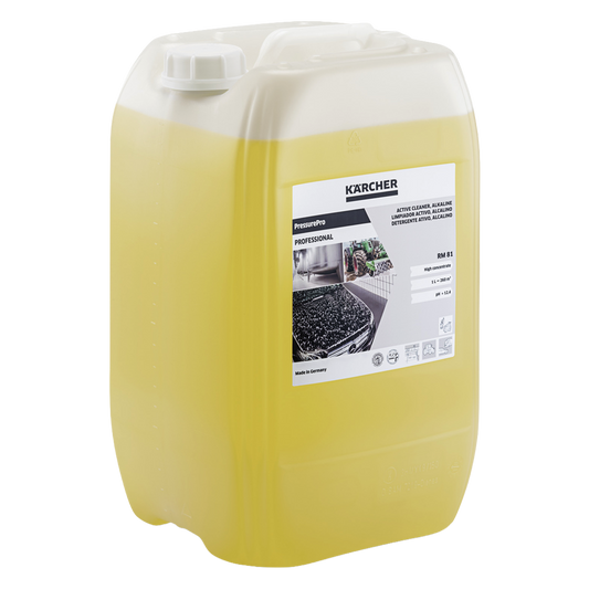 Bidon de 20 litros de limpiador desengrasante industrial Karcher RM 81.