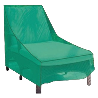 Funda protectora cubre sillón NATUUR 89x76x107 cm en PVC verde con protección UV y cinta elástica, ideal para muebles de jardín exterior.
