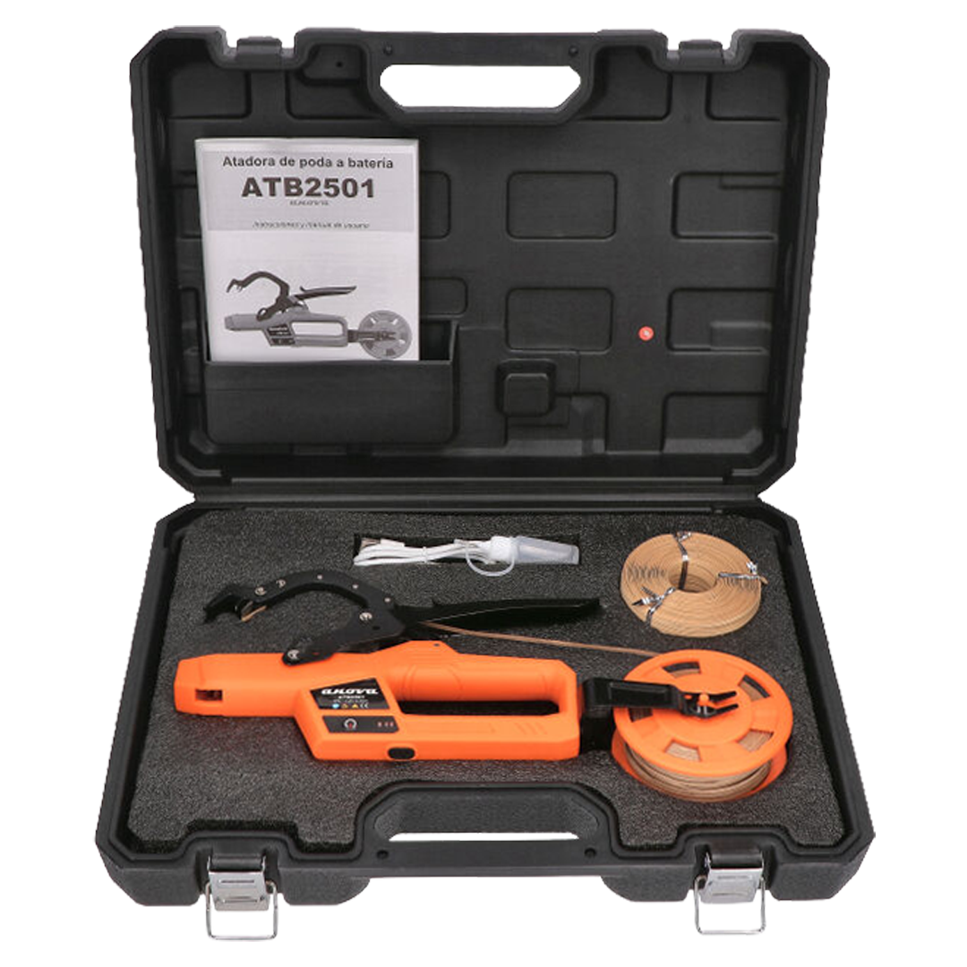 Atadora de poda ligera Anova de 0.55 kg con bateria de 4.2V.