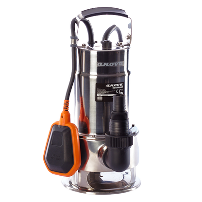 Bomba electrica sumergible para aguas sucias Anova BE1000ASX de 1000W en acero inoxidable.