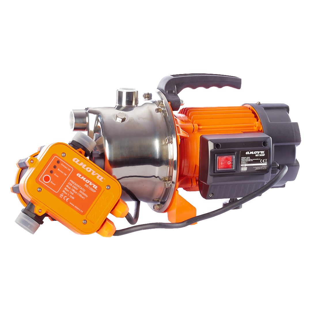 Bomba electrica de agua Anova BE1200P 1200W con regulador press control.