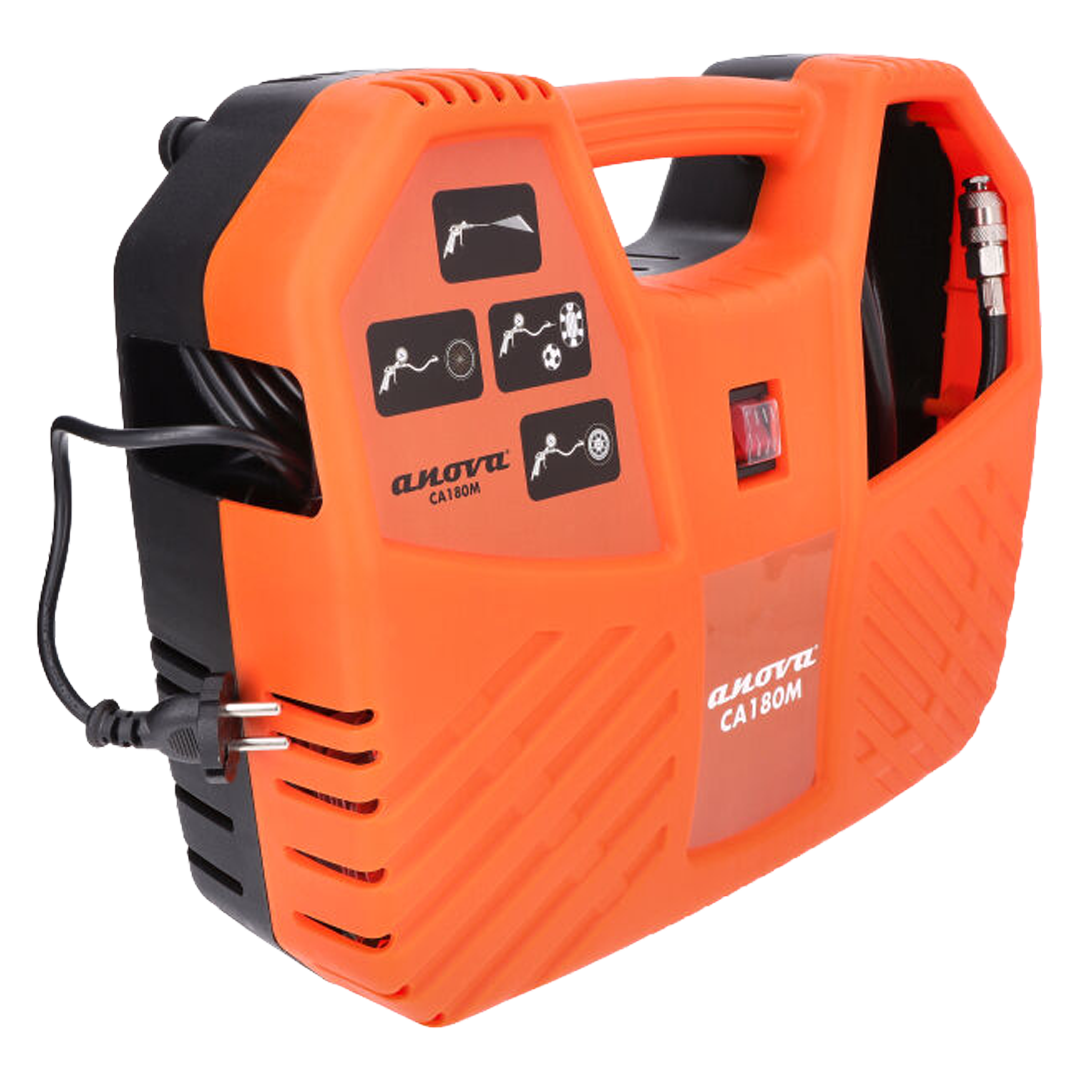Compresor eléctrico portátil Anova CA180M de 180 L/min para mantenimiento.