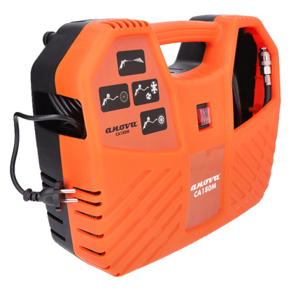 Compresor eléctrico portátil Anova CA180M de 180 L/min para mantenimiento.