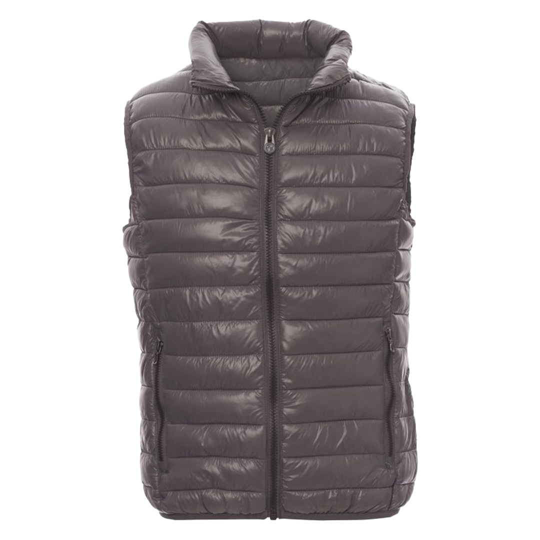 Vista frontal de chaleco termico acolchado para hombre Payper Casual 160 g m2