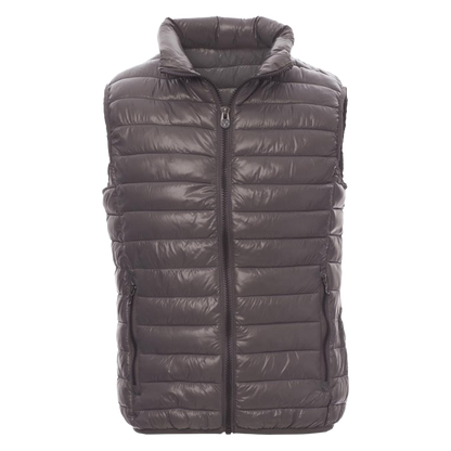Vista frontal de chaleco termico acolchado para hombre Payper Casual 160 g m2