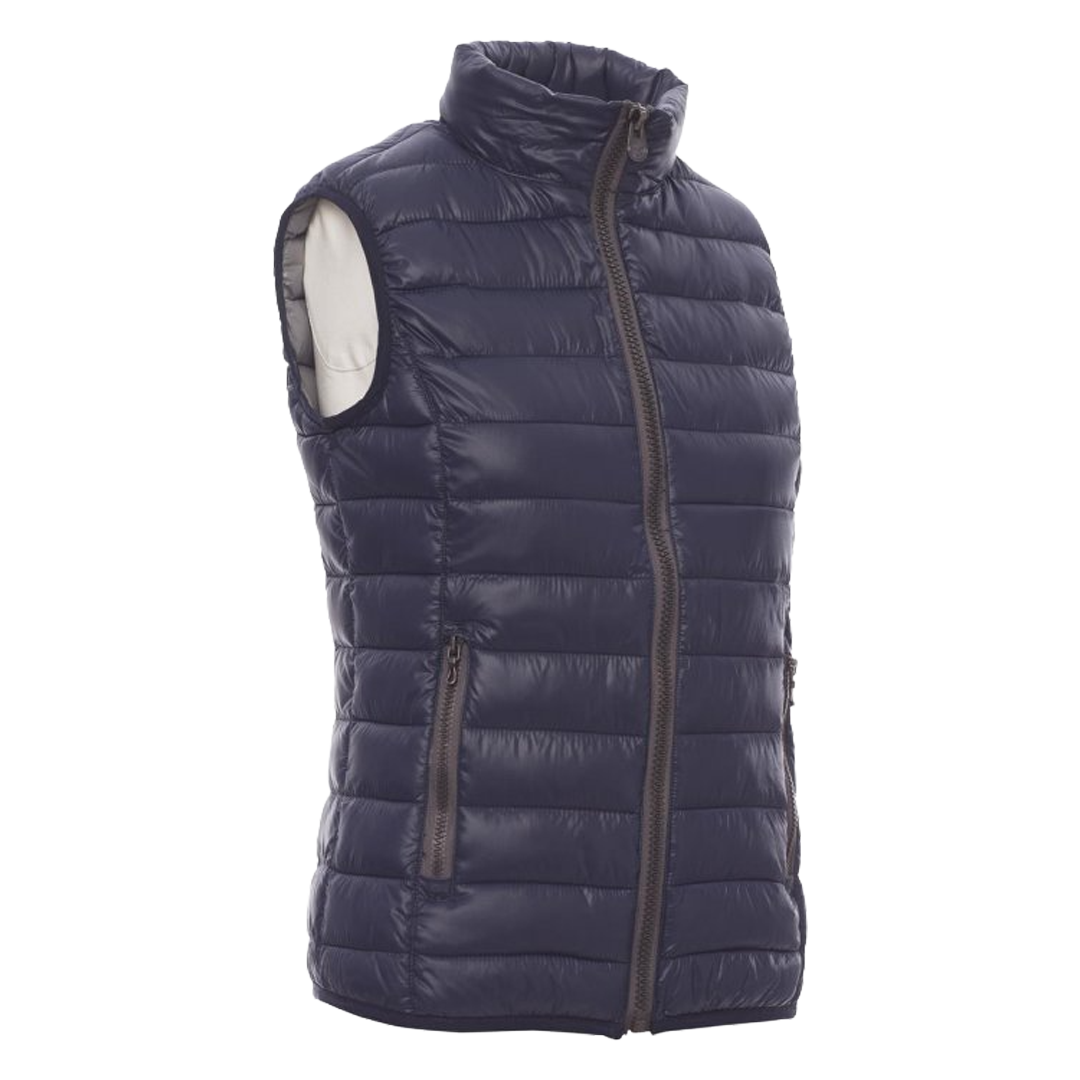 Vista frontal de chaleco termico acolchado para mujer Payper Casual Lady 160 g m2