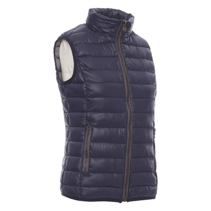 Vista frontal de chaleco termico acolchado para mujer Payper Casual Lady 160 g m2