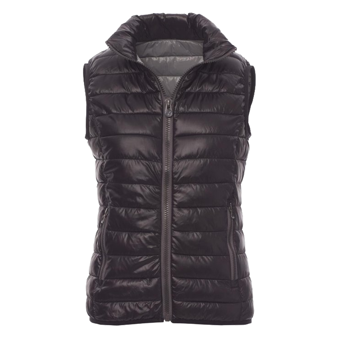 Vista frontal de chaleco termico acolchado para mujer Payper Casual Lady 160 g m2