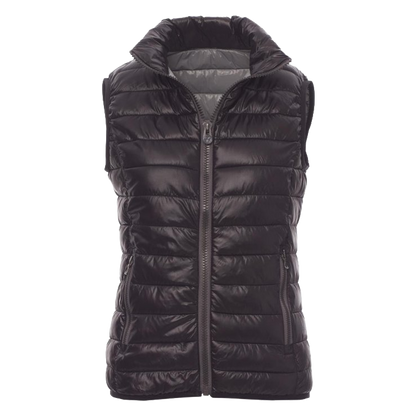 Vista frontal de chaleco termico acolchado para mujer Payper Casual Lady 160 g m2