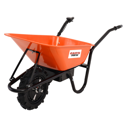 Carretilla a bateria Anova CR06150 de 100L y 150 kg de capacidad.