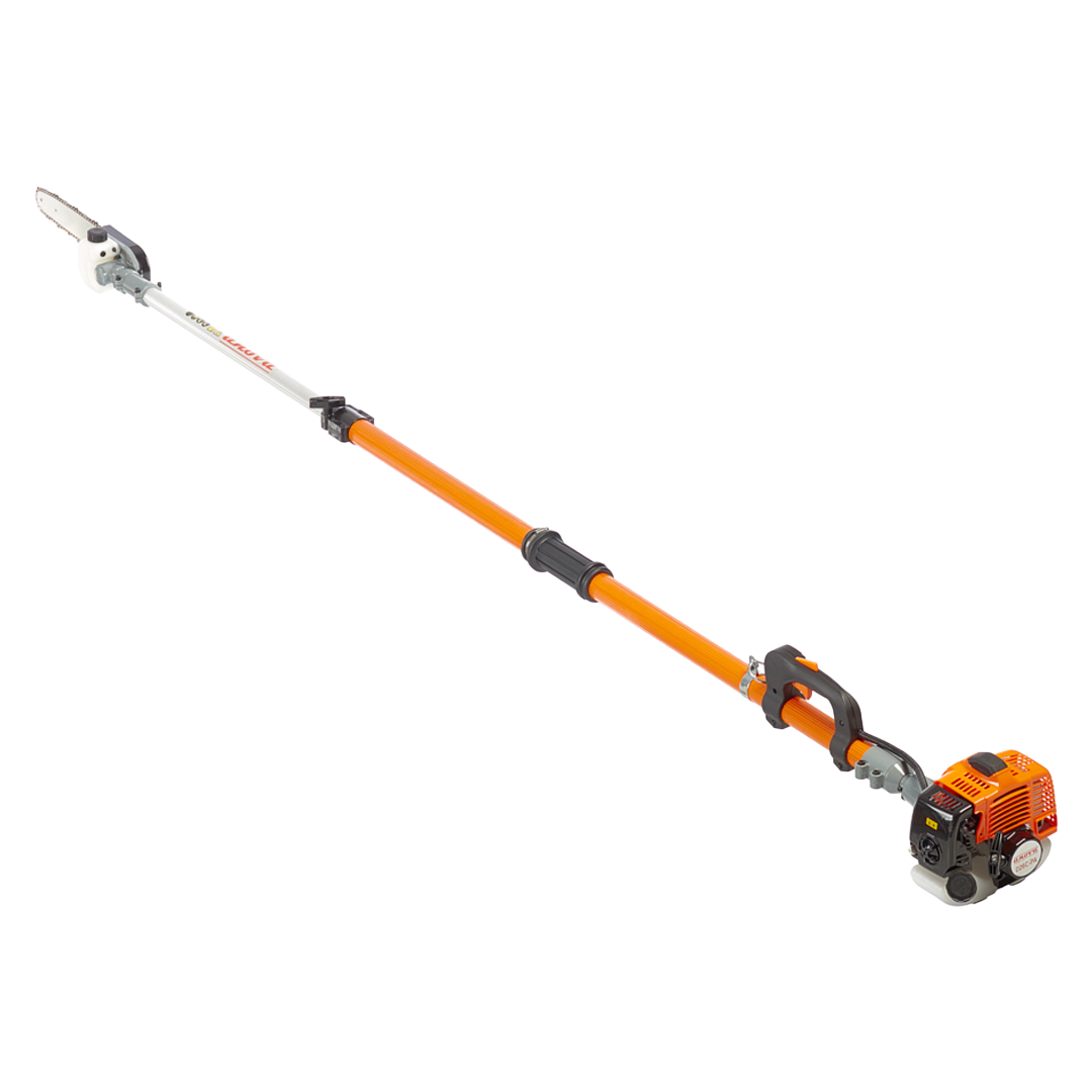 Podadora de altura telescópica D26C-PA de 25,4 cc y alcance de 3,9 metros.