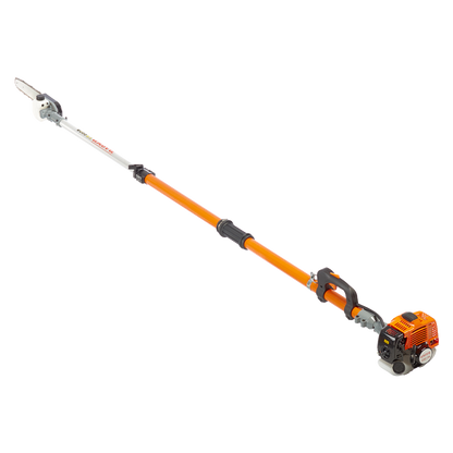 Podadora de altura telescópica D26C-PA de 25,4 cc y alcance de 3,9 metros.