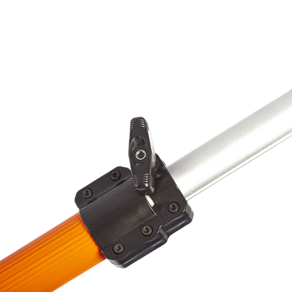 Barra telescópica de aluminio extensible de 2,6 m a 3,9 m para podadora de altura.