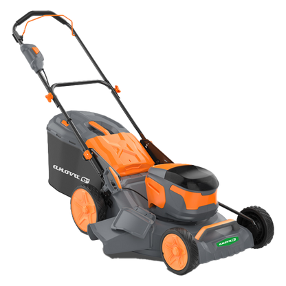 Cortacésped a batería Anova E-Plus 40V E40CC46 con ancho de corte de 46 cm.